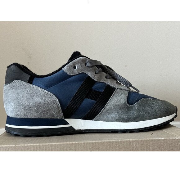 Hogan H86 Run men’s suede sneakers size 10 - Picture 2 of 9
